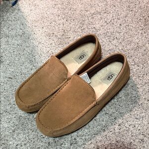 UGG Men's Brown Suede Slip-Ons